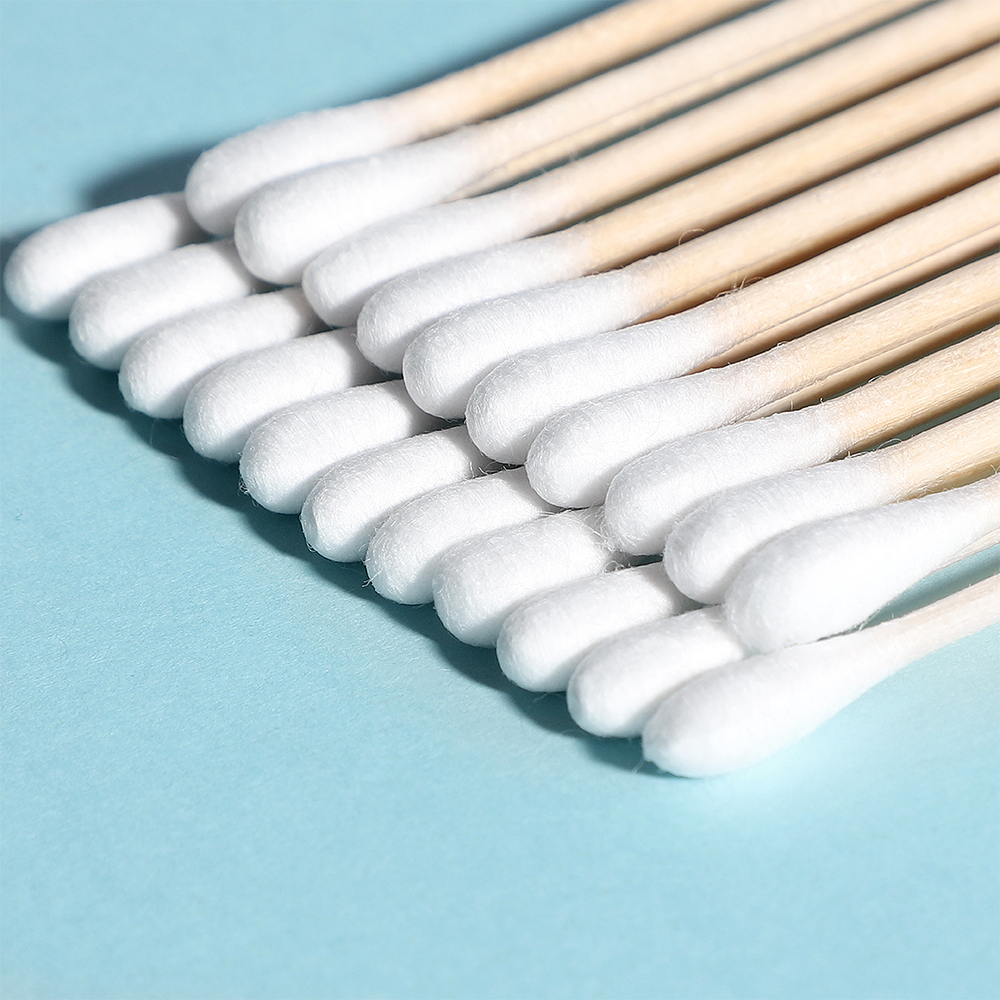 Wholesale medical disposable cotton swabs 10cm 100count/bag