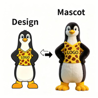 La sculpture sur mousse a créé un nouveau design de costumes de mascotte de haute qualité, spécialement conçus pour les joueurs de la Coupe du Monde.