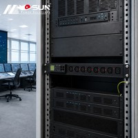 PDU de rack néerlandais robuste avec lecture en temps réel de tension, courant et puissance, pour centre de contrôle du trafic aérien