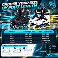 Patins à roulettes freestyle pour adultes, coque rigide, cadre en alliage d'aluminium, roues en PU, freeskate urbain, OEM, taille européenne 35-46