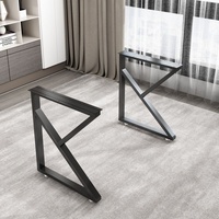 Usine En Gros Métal Pieds Table Croix Stand Jambes Support En Fer Forgé Colonne Pied Pied Table Base