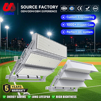Projecteur LED haute puissance pour extérieur, étanche IP66, 600W, 1200W, 1800W, idéal pour les terrains de sport, les terrains de football et de basketball