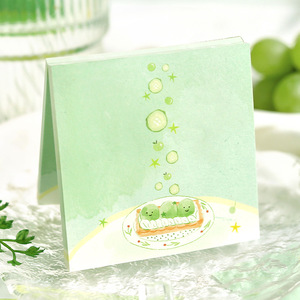 100 hojas por paquete, cuaderno de notas de acuarela fresca para estudiantes, 100 notas, cuaderno de apuntes. - Product Image 2