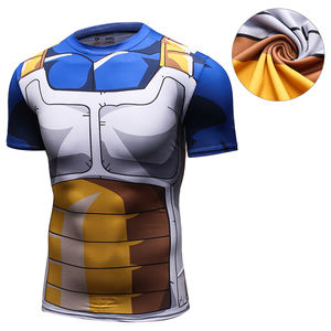 Camisetas Deportivas <span class=keywords><strong>de</strong></span> Poliéster con Estampado Digital <span class=keywords><strong>de</strong></span> <span class=keywords><strong>Anime</strong></span> Japonés para Hombre, Fabricantes <span class=keywords><strong>de</strong></span> Ropa Personalizada al por Mayor - Product Image 1