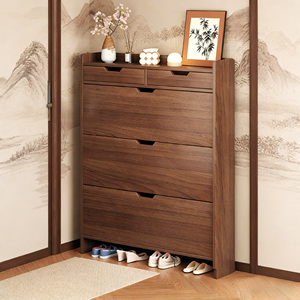 Zapatero Plegable <span class=keywords><strong>de</strong></span> Melamina y Madera, Mueble Moderno para Almacenamiento <span class=keywords><strong>de</strong></span> Zapatos en la <span class=keywords><strong>Entrada</strong></span> del Hogar, Varios Estilos, para Sala <span class=keywords><strong>de</strong></span> Estar - Product Image 6