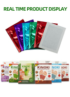 Patch Détoxifiant Transdermique en Tissu Non-Tissé pour les Pieds, Nettoyant Corporel, Patch Buccal et Nasal