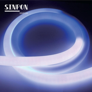 Hệ Thống Kênh Led Với Ống Kính Màu Trắng Sữa Bạc Nhôm Đùn Hồ Sơ Nhà Ở Khuếch Tán Theo Dõi Dải Silicone Ống - Product Image 5