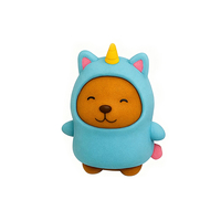 Vente en gros Logo personnalisé Soft TPR Stretch Squeeze Cartoon Bear Toy EVA Dress-Up Animal Stress Relief Sensory Fidget Toy