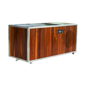 Bañera de Inmersión Fría de Diseño Moderno para Hoteles, Bañeras de Spa de Cedro Rojo, Bañeras de Hielo de Madera de Hemlock con Cubierta - Product Image 3