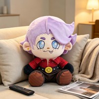 Boneka Karakter Plush Katun Custom OEM, Mainan Boneka Isi Lembut Ramah Kulit, Maskot Buatan Khusus, Figur Boneka Pajangan, Boneka Pesta