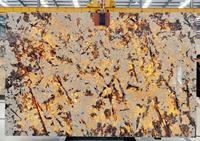 Dalle de marbre naturel translucide moderne de luxe Pandora Blue pour les murs intérieurs, la cuisine, l'hôtel