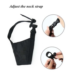 Bozal de cuero duradero y suave para perros, ajustable, resistente, hueco, anti-mordeduras - Product Image 4