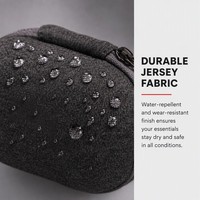 Estuche de Viaje Individual para Reloj, Negro, de EVA Premium, con Cierre de Cremallera, Resistente a Impactos, Organizador Portátil para Relojes Mecánicos y Smartwatches