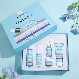 Colágeno Skin Perfection 5 piezas Kit DE CUIDADO DE LA PIEL antiarrugas aclaramiento piel firme colágeno Natural cuidado de la piel conjunto caja de regalo - Product Image 4