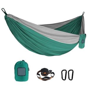 Camping Accessories Custom logo Hiking Gear Ultralight Foldable Parachute Nylon Outdoor Portable Camping <b>Hammock</b> Swing - Product Image 2