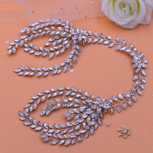 2025 Cheerfeel <span class=keywords><strong>SP</strong></span>-338 mode luxe à la main coiffes cristal fête mariée mariage bandeau mariée cheveux pièces - Product Image 5