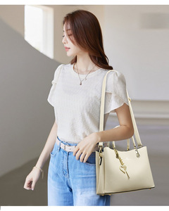 Designer <b>Handbags</b> Brands Women Soft Pu Leather <b>Handbags</b> Luxury Shoulder Crossbody Tote Bags Shopping Tote Bag - Product Image 2