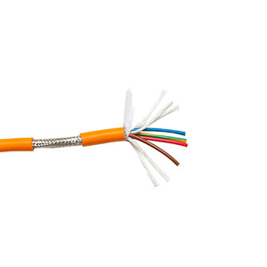 TRVVP Hoch flexibles Shield Drag Chain Kabel Servomotor Stromleitung <span class=keywords><strong>2</strong></span> <span class=keywords><strong>3</strong></span> 4 Adern 0,5 0,75 1,5 <span class=keywords><strong>2</strong></span>,5 Vierkant kabel - Product Image 2