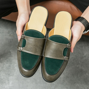 Mocasines de vestir para hombre, tipo slip-on, con aumento de altura, de PU sólido, tallas 38-44, mocasines de verano para hombre - Product Image 1