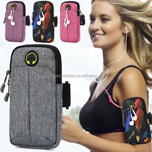 휴대 전화 액세서리 방수 휴대 전화 팔 파우치 가방 야외 스포츠 팔 가방 휴대 전화 손목 팔 가방
