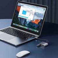 SAMZHE 4K Typ-C Erweiterungsdock mit USB 2.0, USB 3.0, PD100W für iPhone & Laptop (Aluminiumlegierung, 3 Anschlüsse, auf Lager)