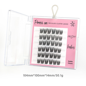 Nuevas Extensiones de Pestañas DIY Pre-encoladas, Pestañas en Racimo Láser, Venta al por Mayor con Logotipo Personalizado, Marca Privada, Racimos de Pestañas Postizas - Product Image 5