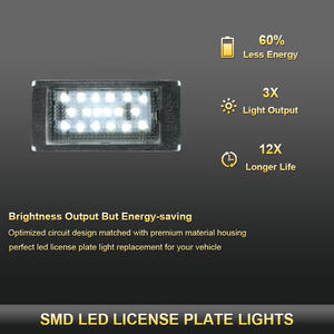 Eclairage <span class=keywords><strong>de</strong></span> <span class=keywords><strong>plaque</strong></span> d'immatriculation à LED pour <span class=keywords><strong>BMW</strong></span> Série 3 <span class=keywords><strong>E46</strong></span> 2D Coupe Pre-facelift/Série 3 <span class=keywords><strong>E46</strong></span> M3 Pre-facelift (not Fit Convertible)1999-2003 - Product Image 6