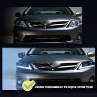 Los Faros Delanteros Modificados son Compatibles con los Conjuntos de Faros LED de los Modelos Toyota Corolla de 2011 a 2013