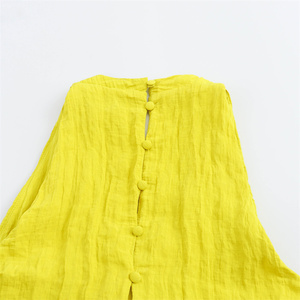 Robe fendue latérale à nœud effet froissé tendance été 2024 pour femmes TAOP&ZA 4387225 - Product Image 6