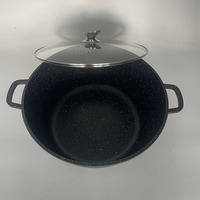 Lot de 10 casseroles en aluminium de haute qualité, écologiques, pour soupes et ragoûts – Batteries de cuisine premium et durables