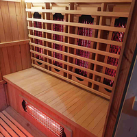Smarte Infrarot- und Ofen-Außensauna Eigenmarke Finnische Sauna für Therapiezwecke mit Digitalsteuerung