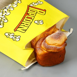 Bolsa de Papel Kraft Antigrasa para Llevar Comida, Biodegradable, con Ventana, Impresión Flexográfica de 6 Colores, Fondo Plano, para Nueces, Bocadillos, Palomitas de Maíz - Product Image 5