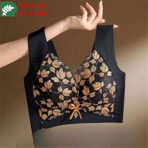 Ropa interior sin costuras, para mujeres con busto grande, con ligera recogida, sin aros, sujetador deportivo, talla grande, espalda hermosa. - Product Image 2