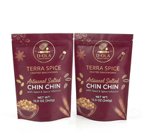 Sachet Mylar personnalisé imprimé pour snacks 200g 500g, refermable, anti-odeur, en plastique, pour emballage alimentaire, avec fermeture éclair
