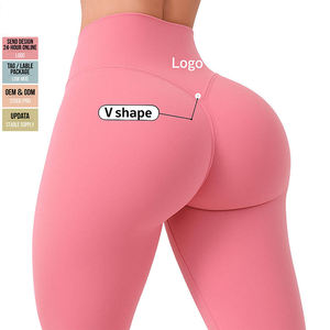 Leggings da Yoga e Palestra per <span class=keywords><strong>Donna</strong></span> 2026, Modello a V, Vita Alta, Effetto Push-Up, per Allenamento e Corsa - Product Image 1