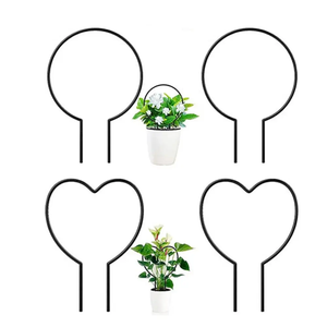 Treillis en forme de coeur en acier inoxydable <span class=keywords><strong>pour</strong></span> plantes Supporter de plantes de <span class=keywords><strong>jardin</strong></span> extérieur et intérieur <span class=keywords><strong>pour</strong></span> <span class=keywords><strong>fleurs</strong></span> - Product Image 3