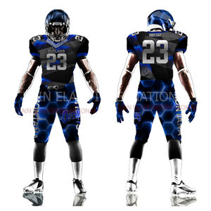 Conception attrayante vos propres maillots uniformes de maillot de football américain sur mesure pour adultes - Product Image 2