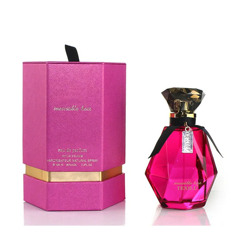 Hexangular paper box perfume gift set decorative glass packaging box custom size cardboard luxury perfume oil box