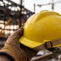 Casque de sécurité PONDRIO robuste en ABS, haute résistance aux chocs, pour travaux industriels, chantiers de construction, mines et énergie