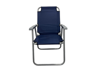 Chaise de camping et de plage pliable d'extérieur, légère, avec structure métallique, design moderne, facile à transporter