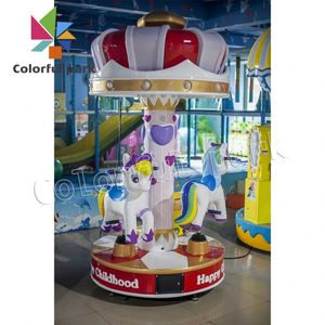 Machine de jeu commerciale à monnayeur, en promotion, pour sports d'intérieur, carrousel ludique, multijoueur pour enfants, carrousel populaire à vendre - Product Image 2