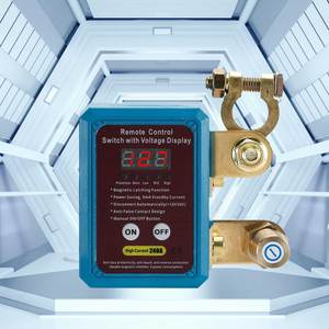 CLIPOL batteria scollegare interruttore di alimentazione <span class=keywords><strong>12V</strong></span> 240A Shut Cut Kill Switch con interruttore di telecomando per auto camion - Product Image 2