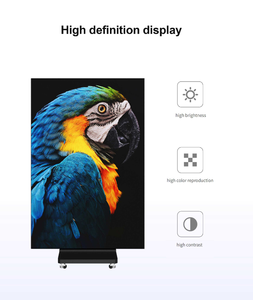 P2.5 Indoor 4K HDR10+ LED Poster Screen Mobile Standing Digital Signage for Retail Advertising - Product Image 3