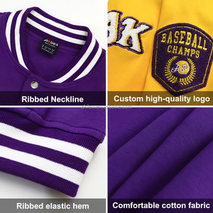 Akilex Logo personnalisé Uniforme d'équipe d'hiver de haute qualité Vestes de baseball pour hommes Vente en gros Veste universitaire - Product Image 4