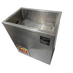 Nettoyeur à ultrasons industriel en acier inoxydable, machine de nettoyage de réservoirs électrique avec minuterie pour usage en atelier, avec chauffage et refroidissement - Product Image 3
