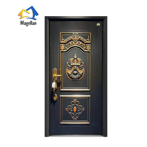Portes de sécurité en acier de luxe sur mesure, design chinois, anti-balles, porte extérieure <span class=keywords><strong>Carmen</strong></span> - Product Image 4