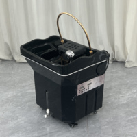 Tête d'équipement de spa Thérapie de spa Lavage des cheveux Pas de plomberie Lavabo à shampoing portable avec réservoir d'eau