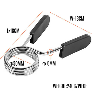 Prix <span class=keywords><strong>de</strong></span> gros d'usine Logo personnalisé Accessoires d'haltérophilie <span class=keywords><strong>Collier</strong></span> d'haltères à pince - Product Image 6