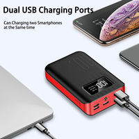 X326 Power Bank 10000/20000/30000 Mah Banques d'alimentation de lampe de poche avec affichage LED