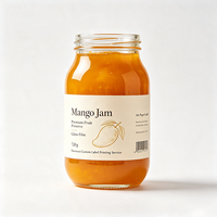 Etiquetas para Frascos de Mermelada de Mango de Haoxuan, Adhesivos Laminados de Alto Brillo, Resistentes al Agua, para Envasado de Alimentos Premium